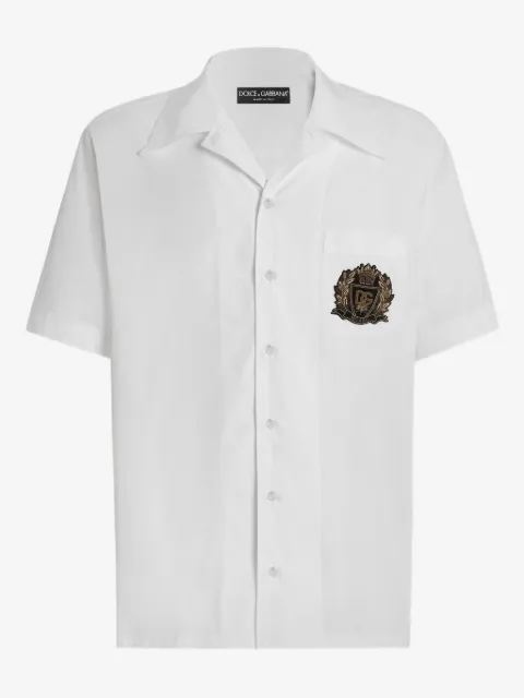 Dolce & Gabbana Hawaii cotton poplin shirt