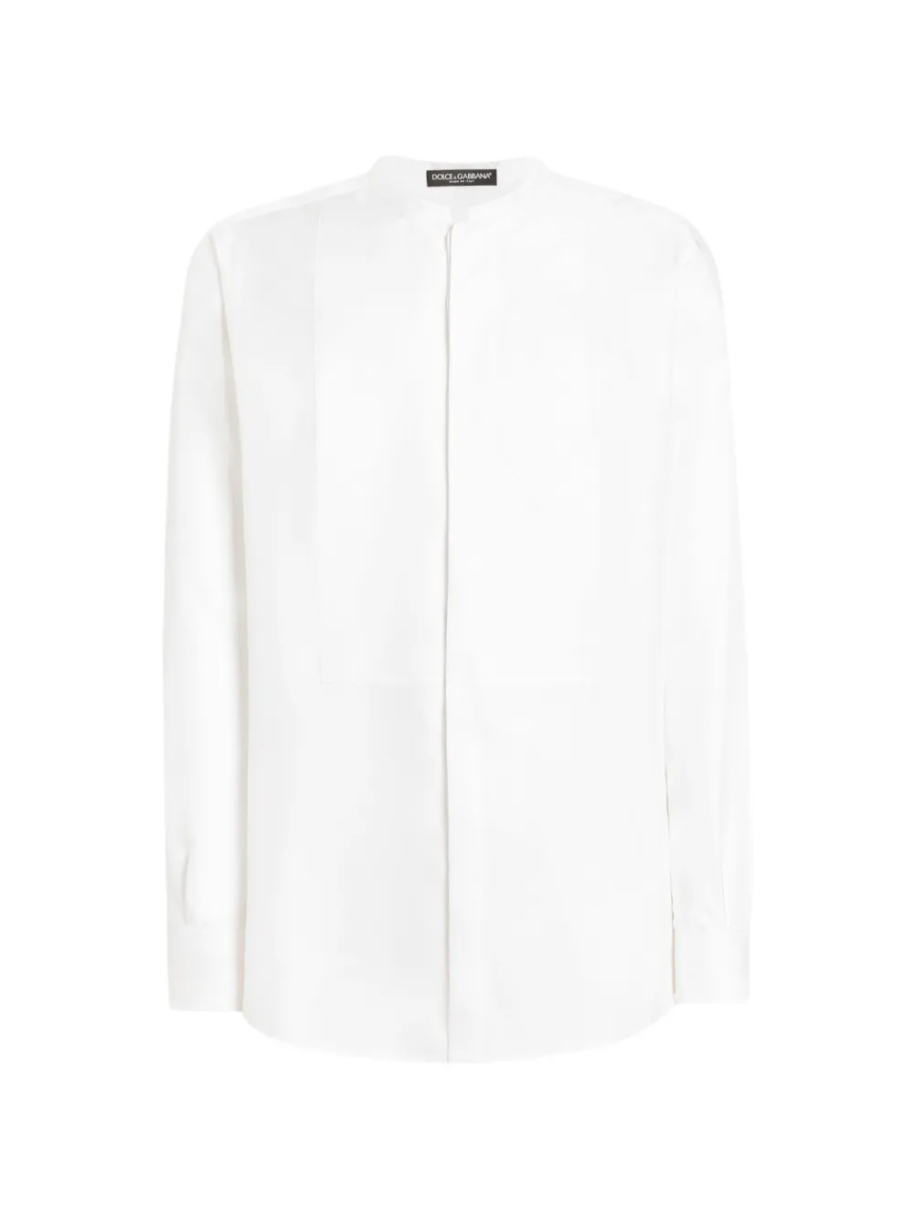 Dolce & Gabbana silk twill Martini shirt - Bianco