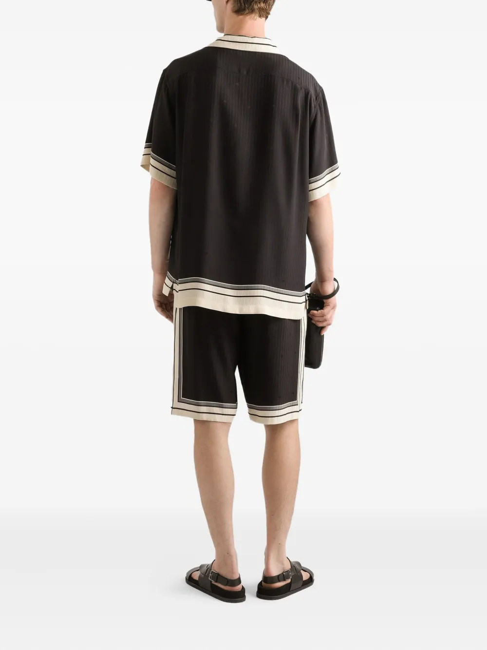 Dolce & Gabbana Overhemd met gestreept detail Zwart