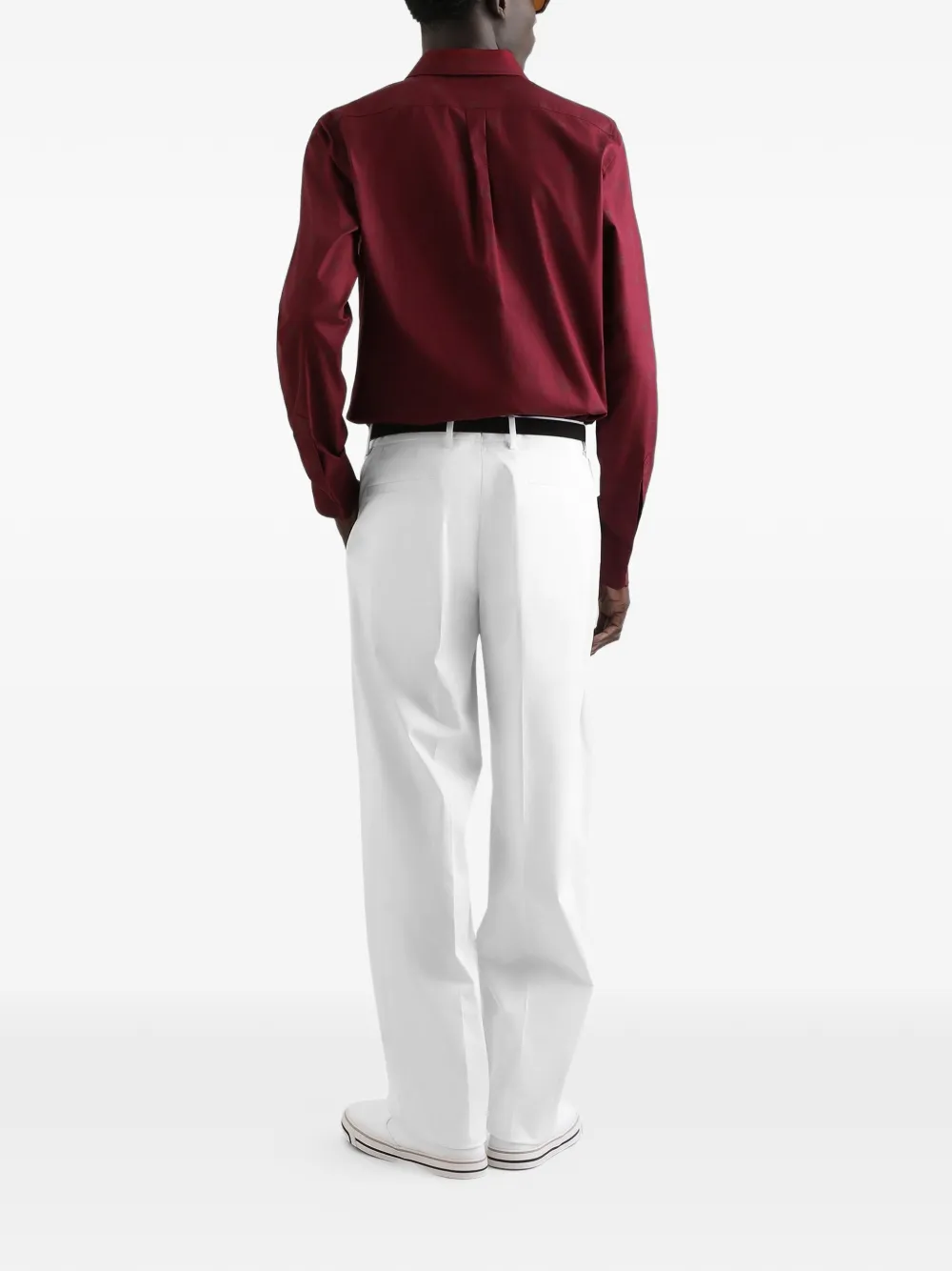 Dolce & Gabbana Martini popeline overhemd met logo-print Rood