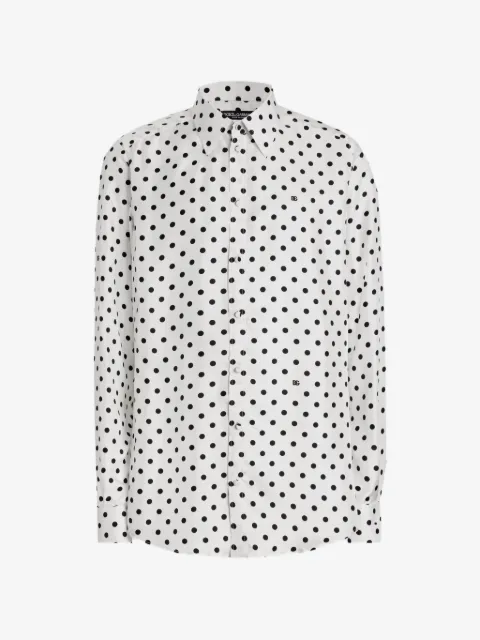 Dolce & Gabbana ポルカドット シャツ