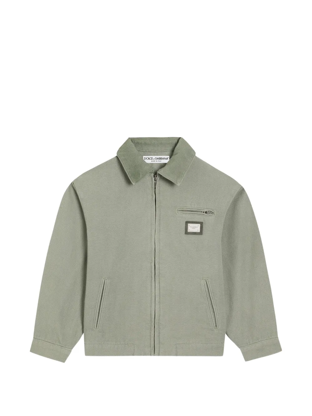 Dolce & Gabbana Kids Giacca in tela - Verde