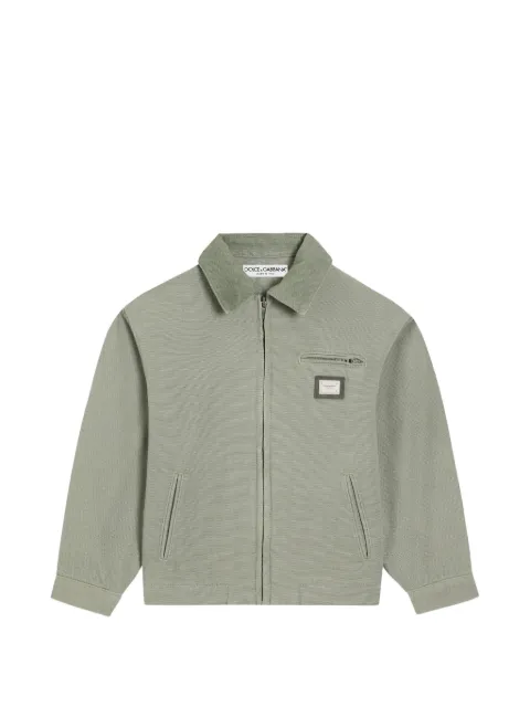 Dolce & Gabbana Kids jakke i kanvas
