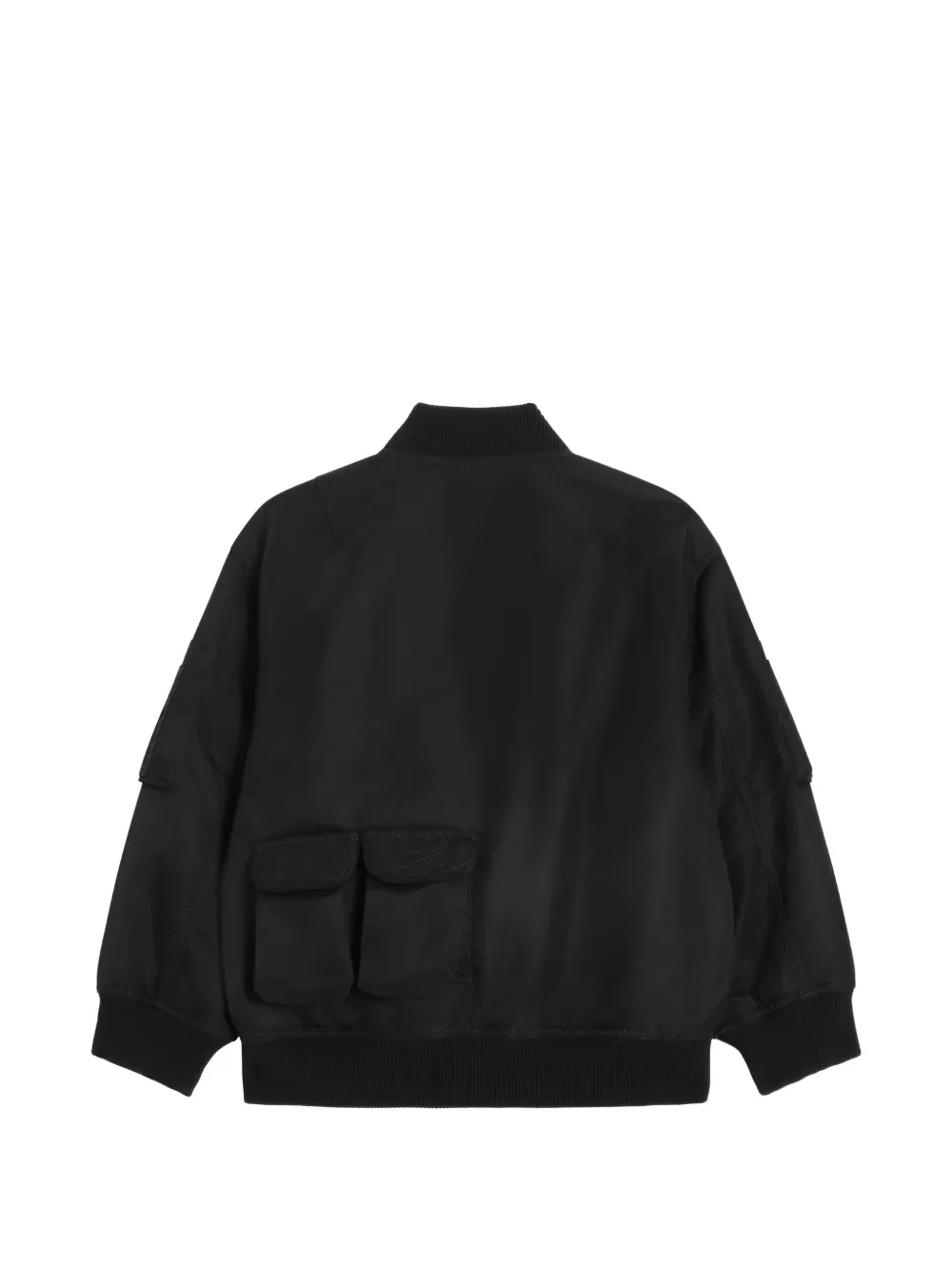 Dolce & Gabbana Kids Bomberjack met logoprint Zwart