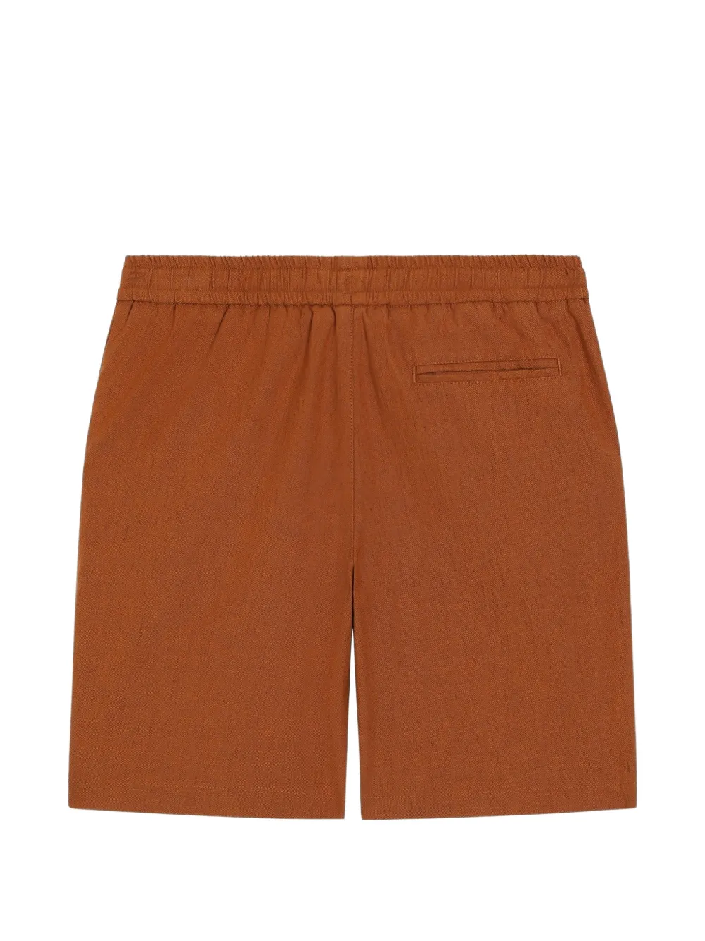 Dolce & Gabbana Kids Katoenen en linnen canvas bermuda shorts Bruin