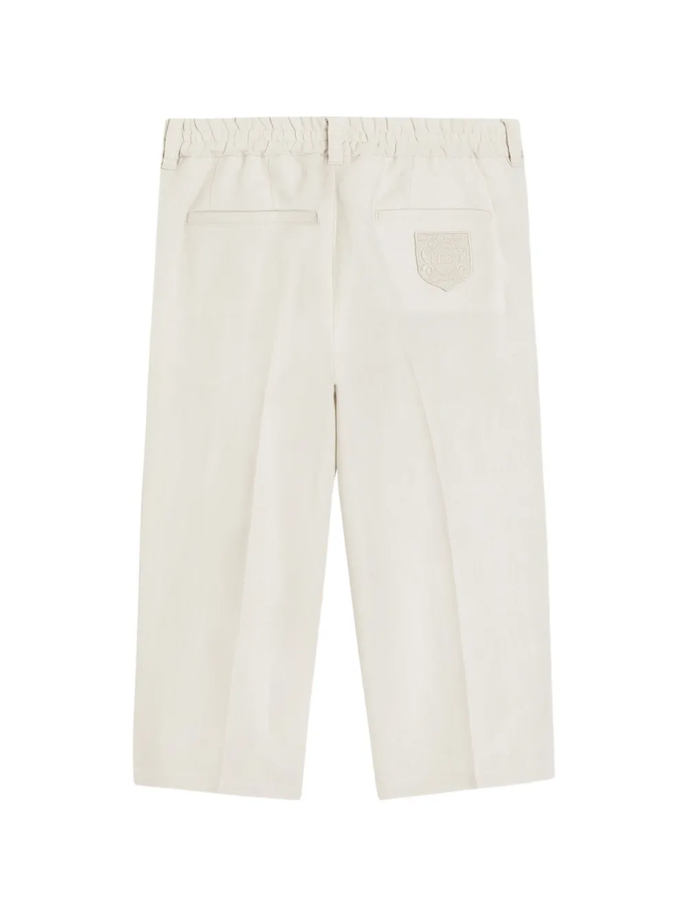  Dolce & Gabbana Kids Linen Trousers - Neutrals 