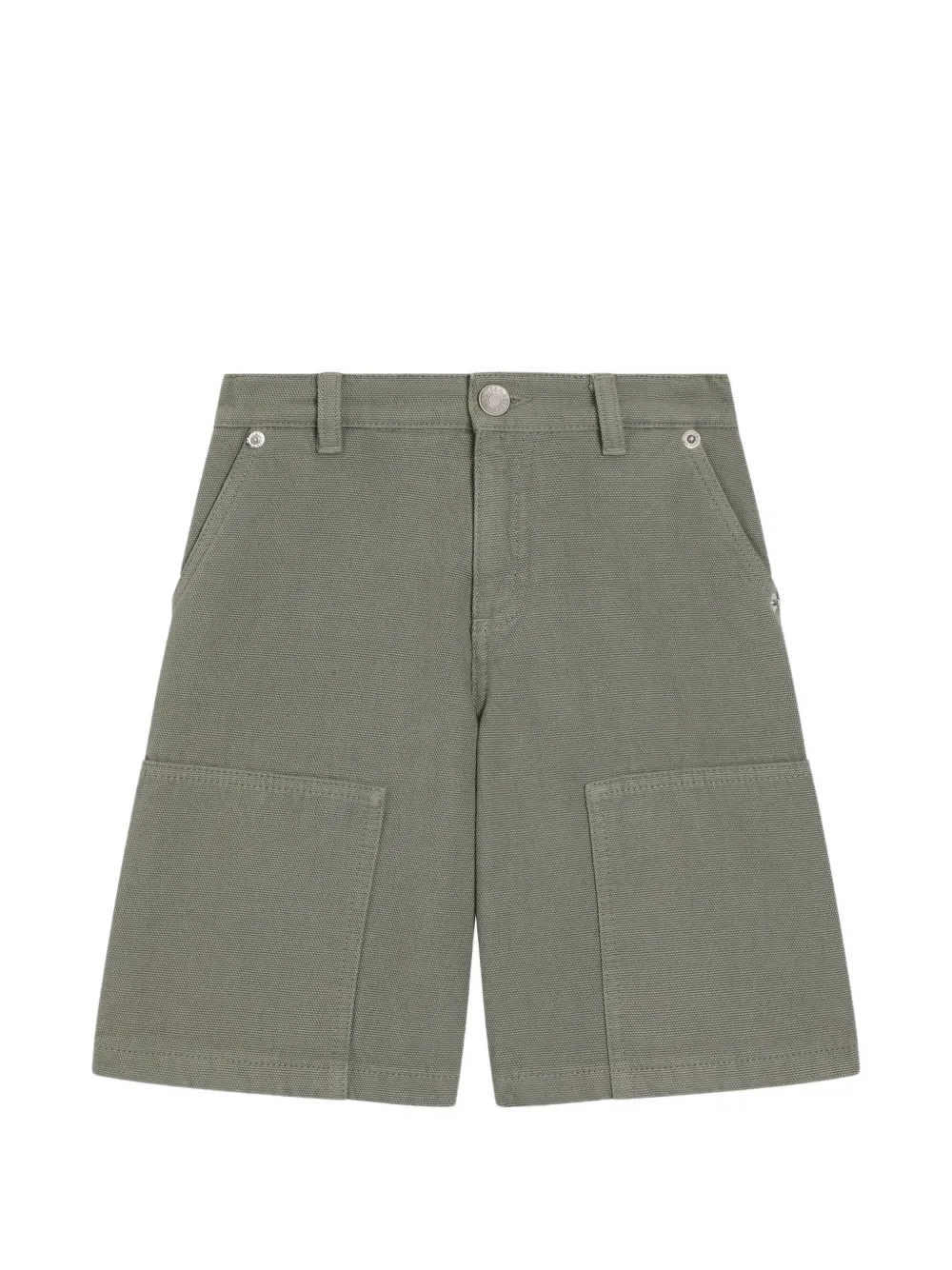Dolce & Gabbana Kids canvas bermuda shorts - Verde