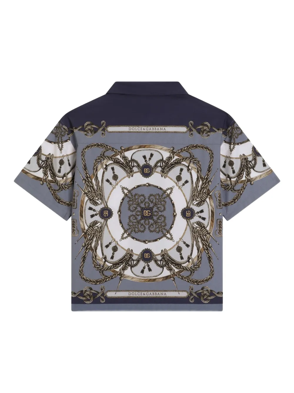 Patterned Short-Sleeve Shirt