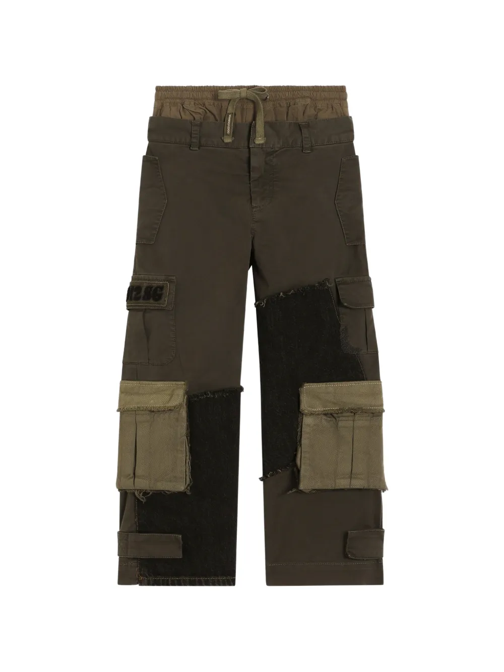 Dolce & Gabbana Kids Pantaloni con tasche cargo - Verde