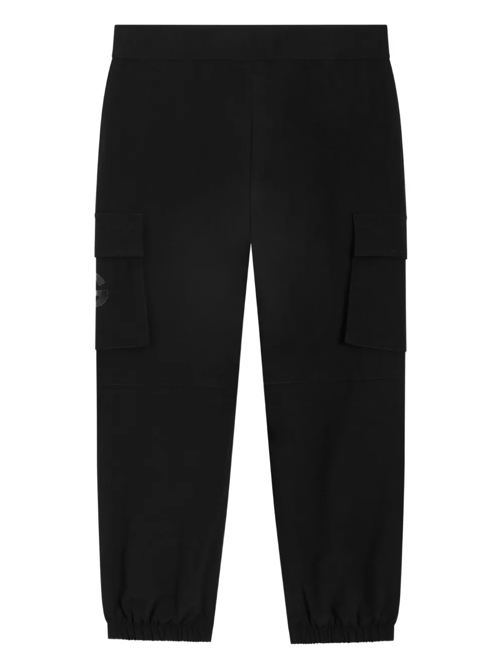 Dolce & Gabbana Kids Cargo broek met knoopsluiting Zwart