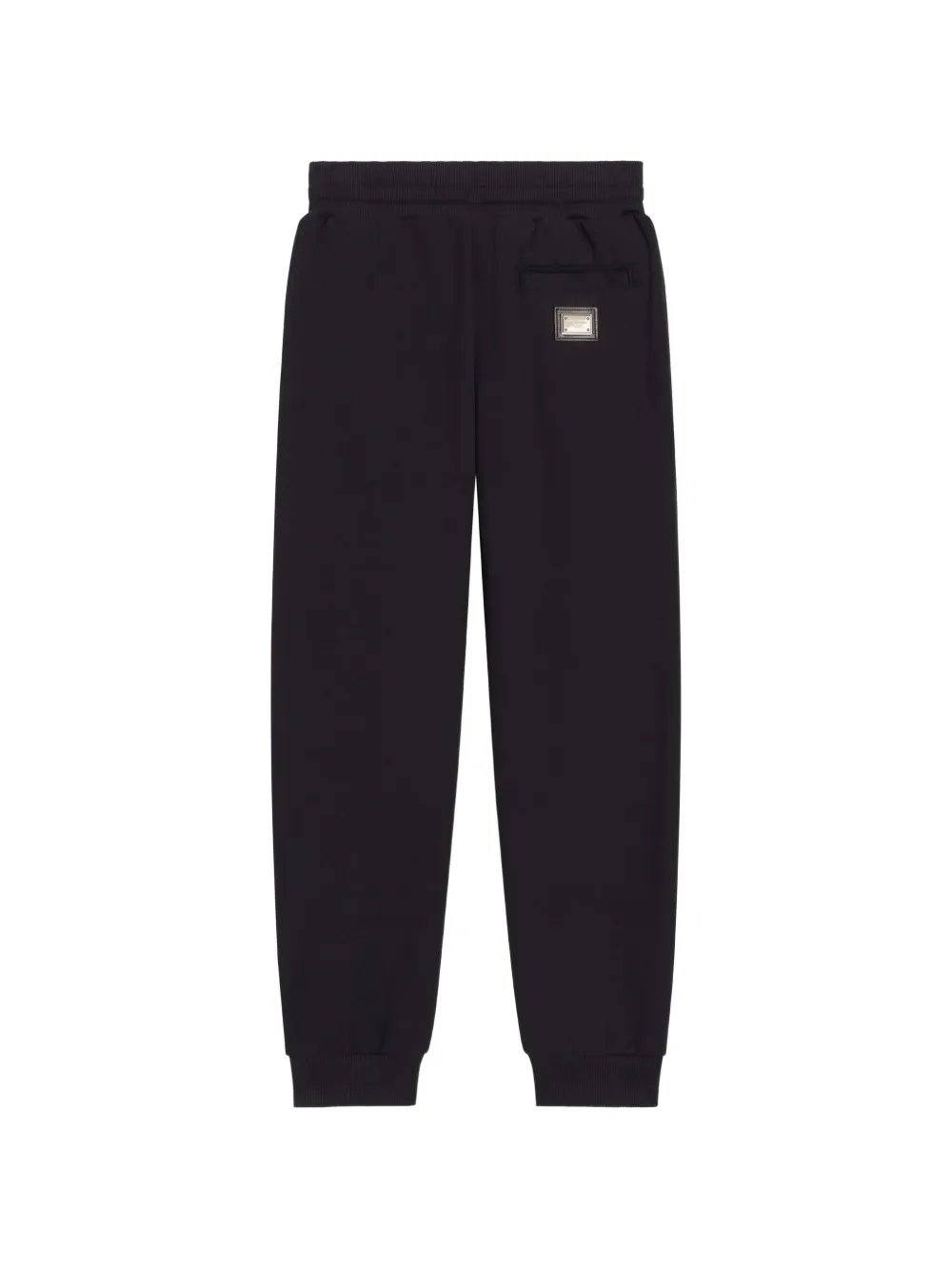 Dolce & Gabbana Kids Trainingsbroek met trekkoord en opgestikte zak Blauw