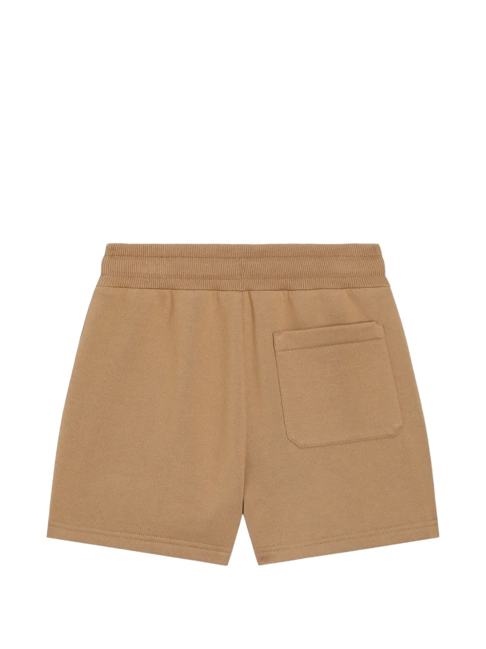 Dolce & Gabbana Kids Fleece shorts met DG patch Beige