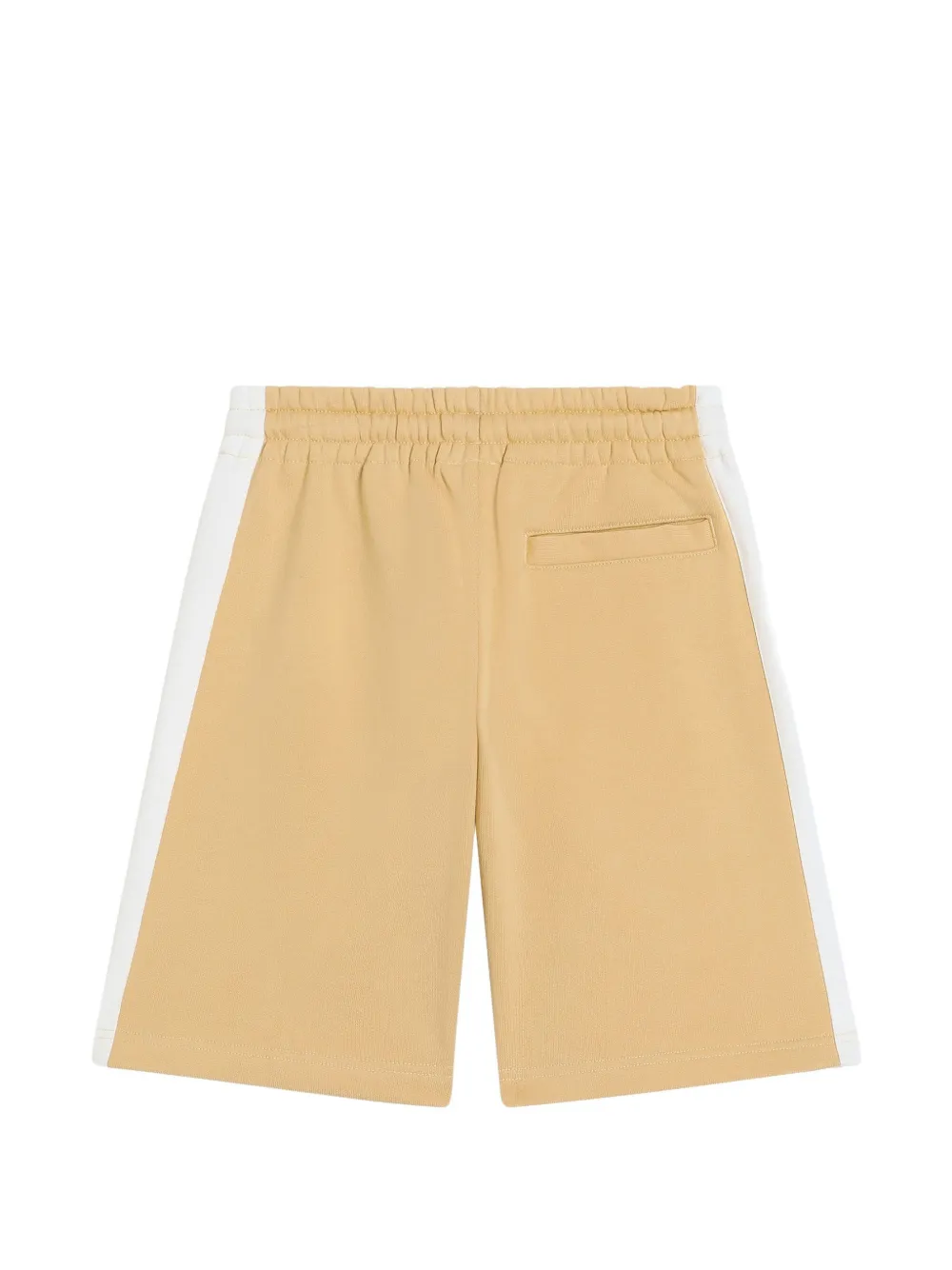 Dolce & Gabbana Kids Shorts met zijstreep en trekkoord Beige