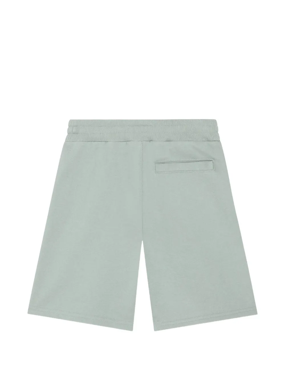 Dolce & Gabbana Kids Fleece bermuda shorts met DG canvas borduurwerk Groen