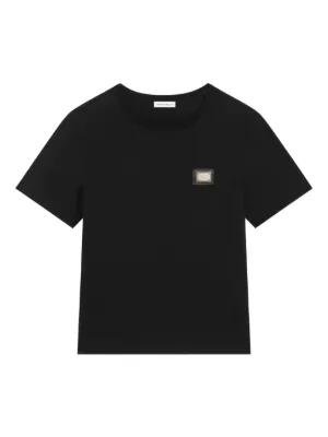 Dolce & Gabbana Kids コットン Tシャツ | ブラック | FARFETCH JP