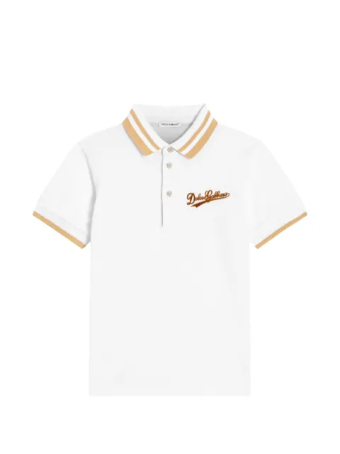 Dolce & Gabbana Kids logo polo shirt 
