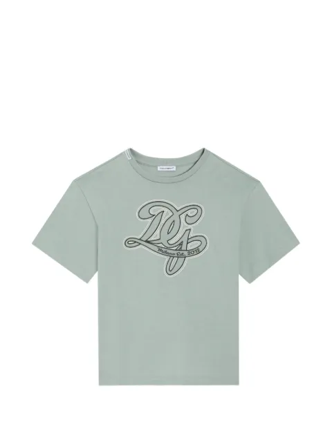 Dolce & Gabbana Kids T-shirt i jersey med DG-broderi