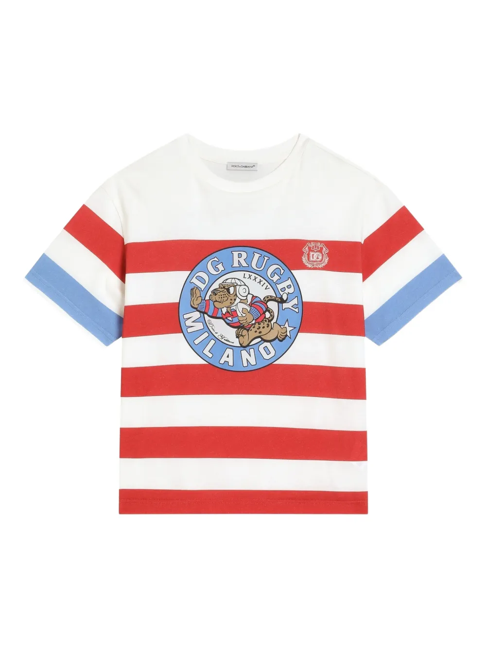 Dolce & Gabbana Kids T-shirt a righe - Bianco