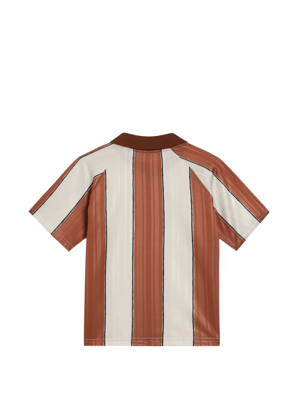 Dolce & Gabbana Kids Gestreept jersey T-shirt Bruin