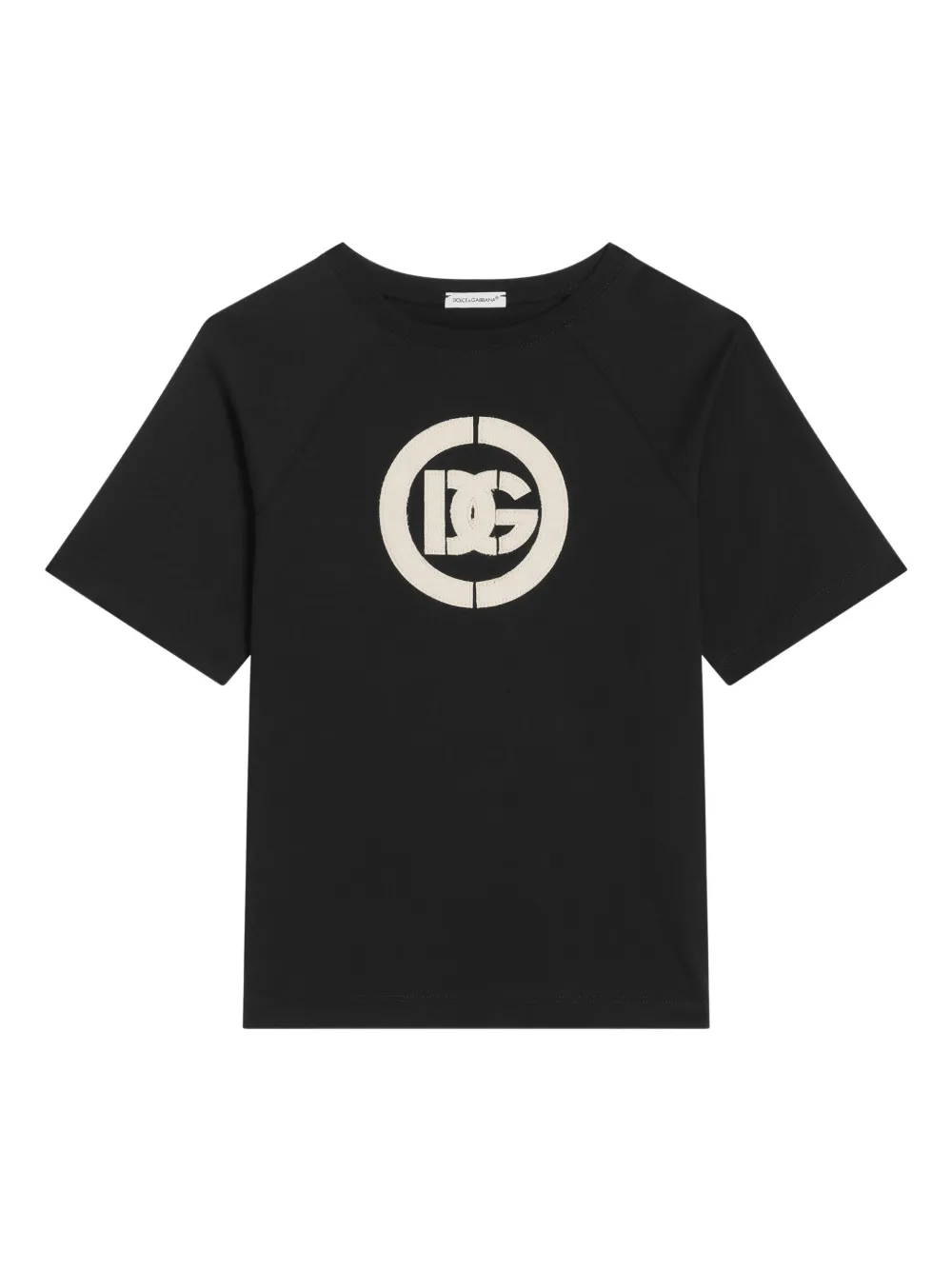 Dolce & Gabbana Kids T-shirt con logo - Nero