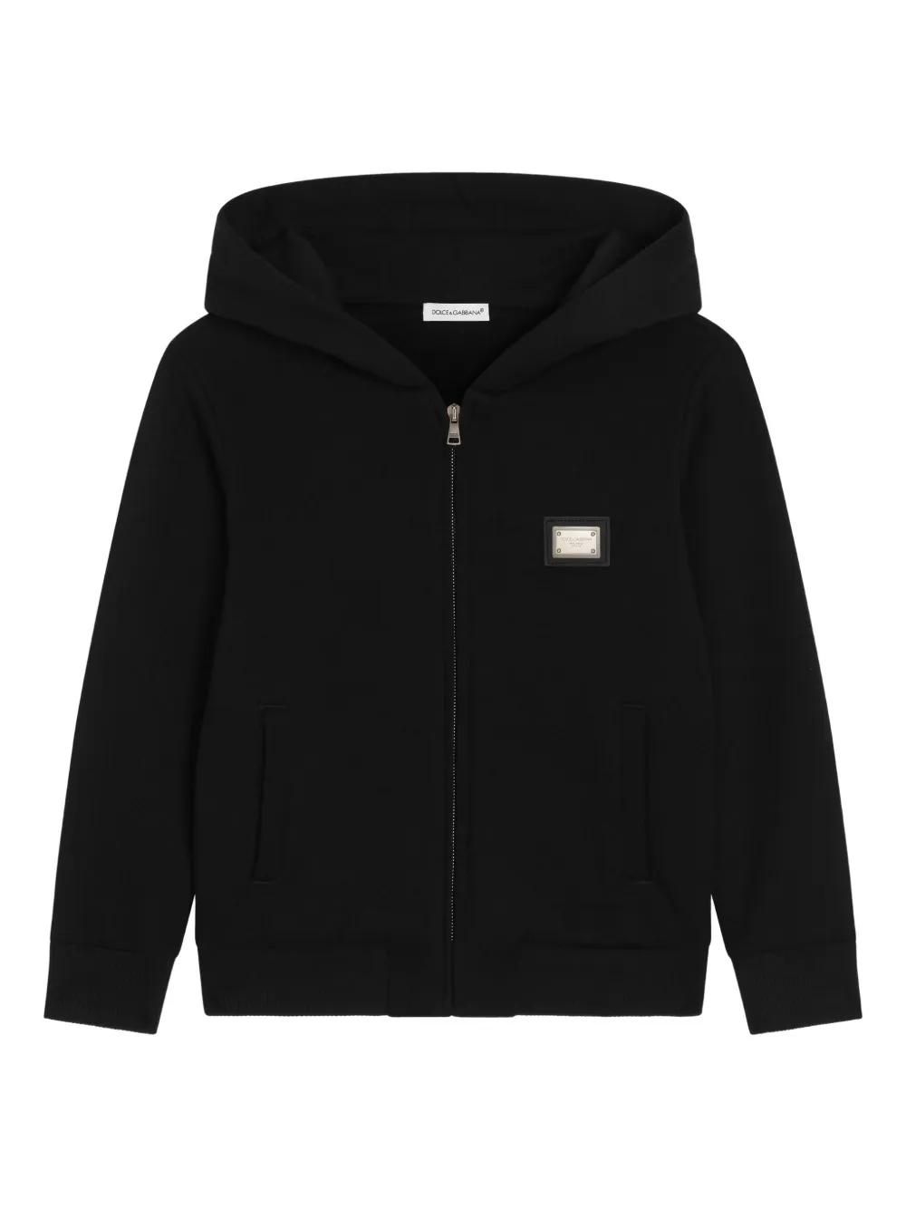 Dolce & Gabbana Kids zip-up hoodie - Nero
