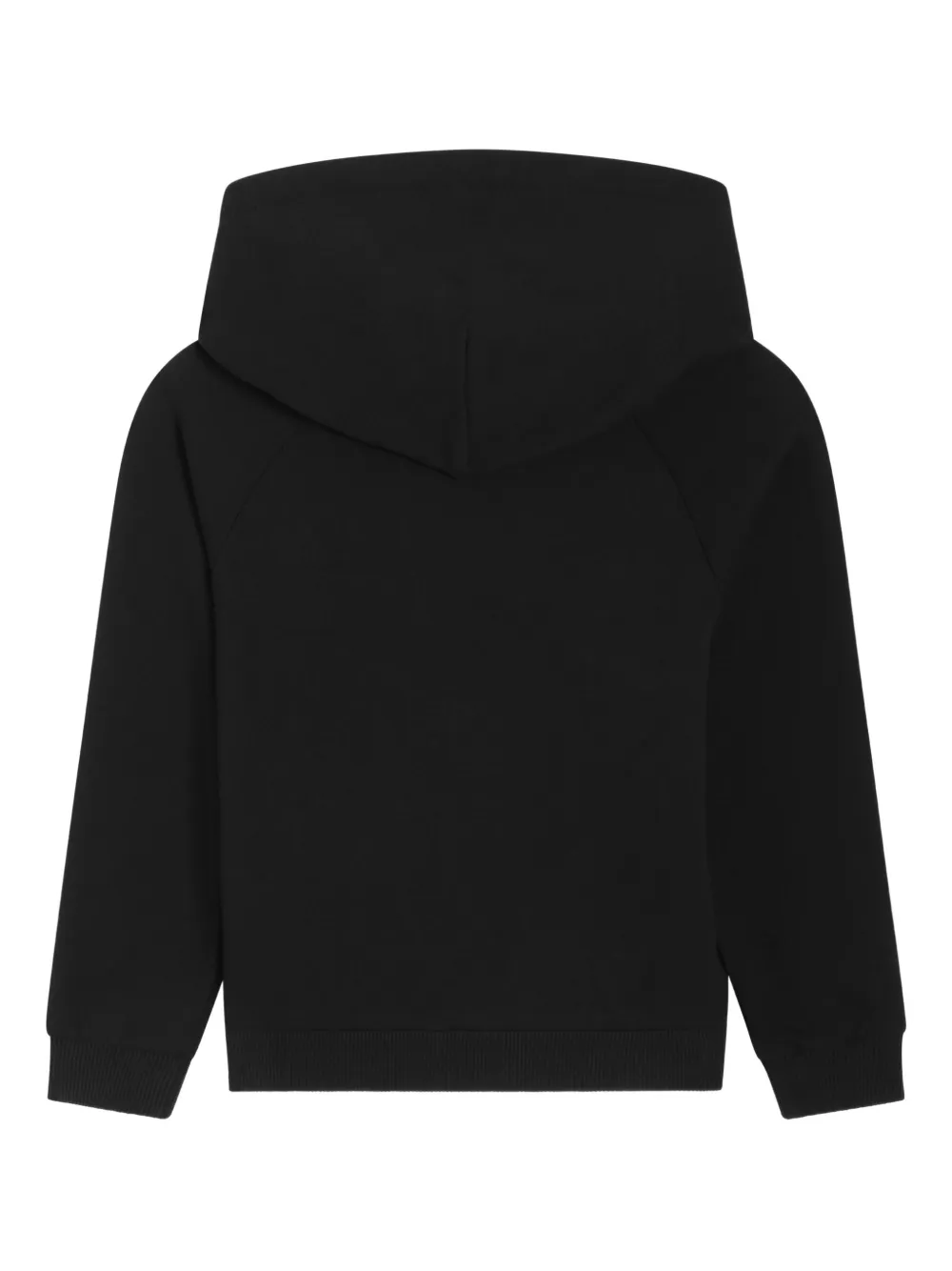 Dolce & Gabbana Kids Hoodie met logodetail Zwart