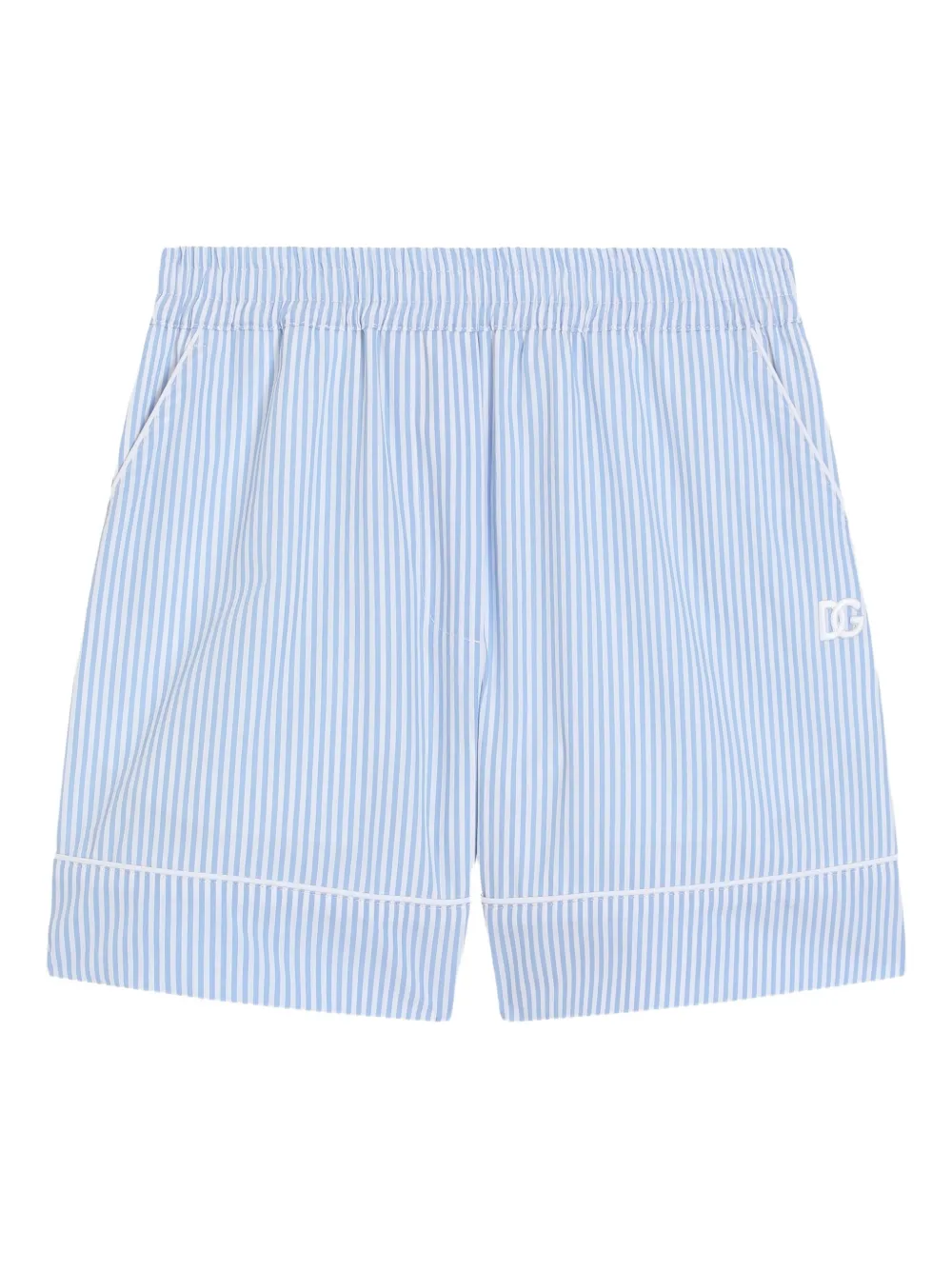 Dolce & Gabbana Kids striped shorts - Blue