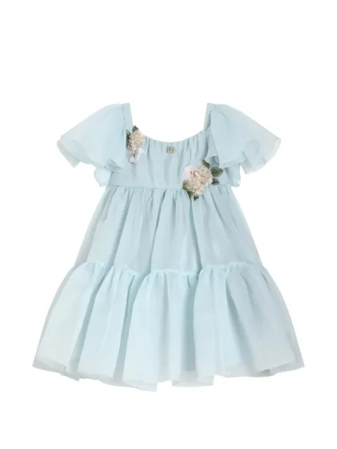 Dolce & Gabbana Kids ruffled floral dress