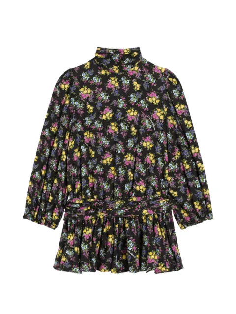 Dolce & Gabbana Kids robe à fleurs imprimées