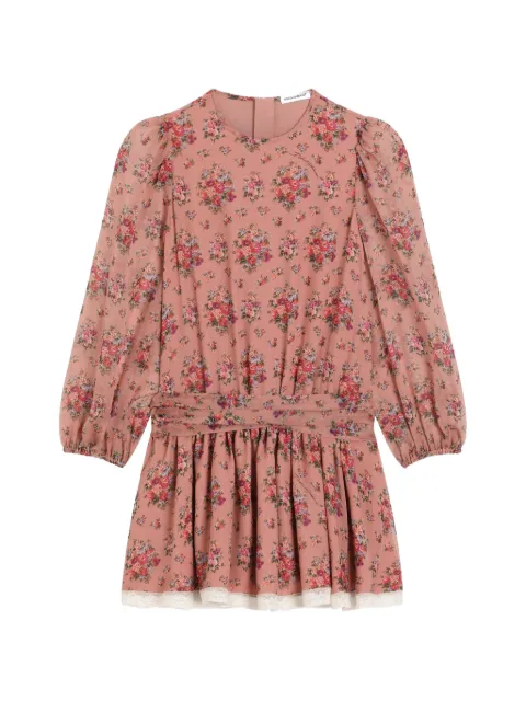 Dolce & Gabbana Kids floral-pattern long-sleeved dress