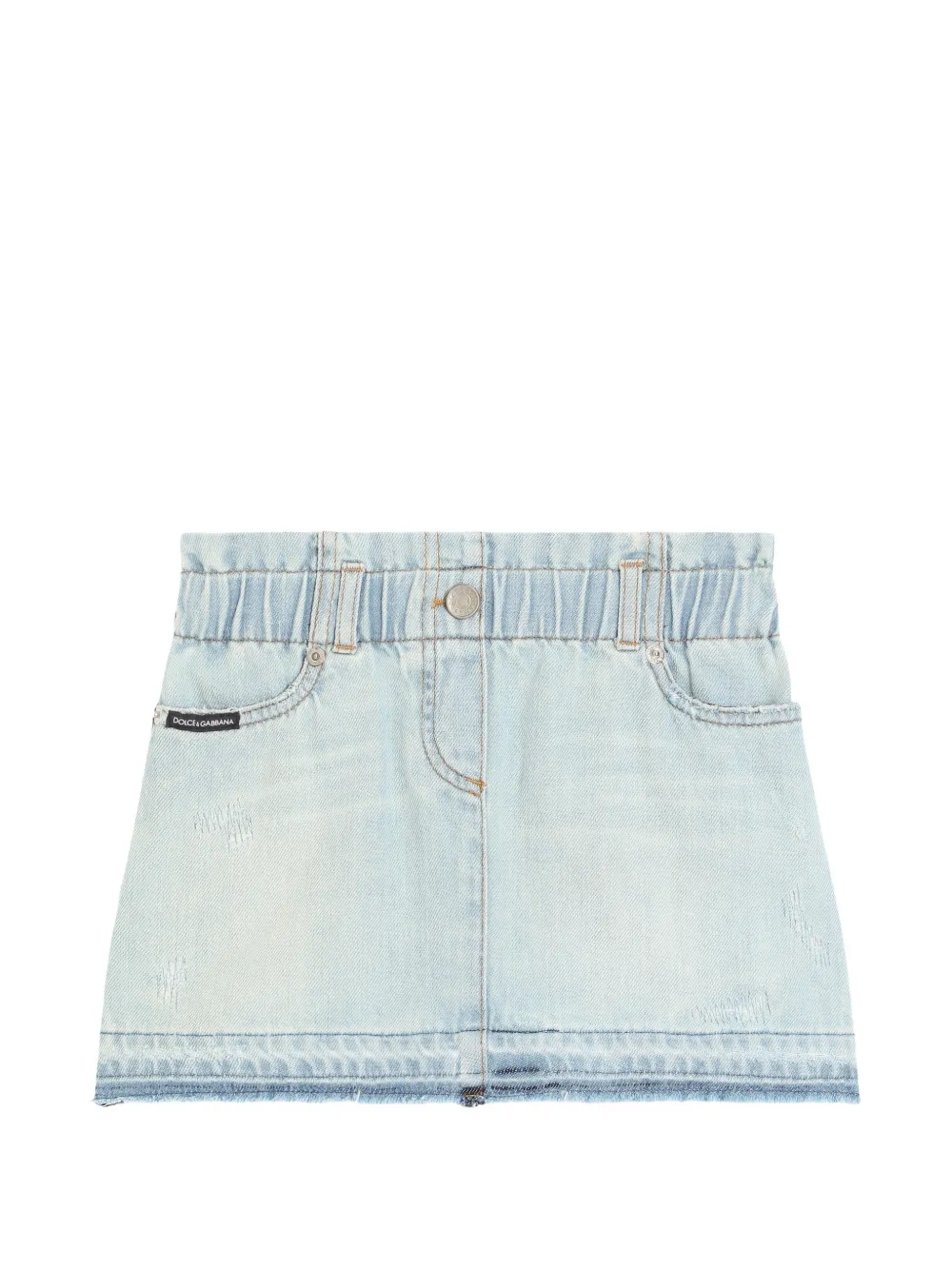 Dolce & Gabbana Kids Rock aus Denim - Blau