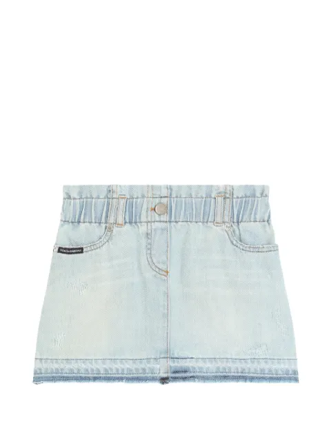 Dolce & Gabbana Kids denim skirt
