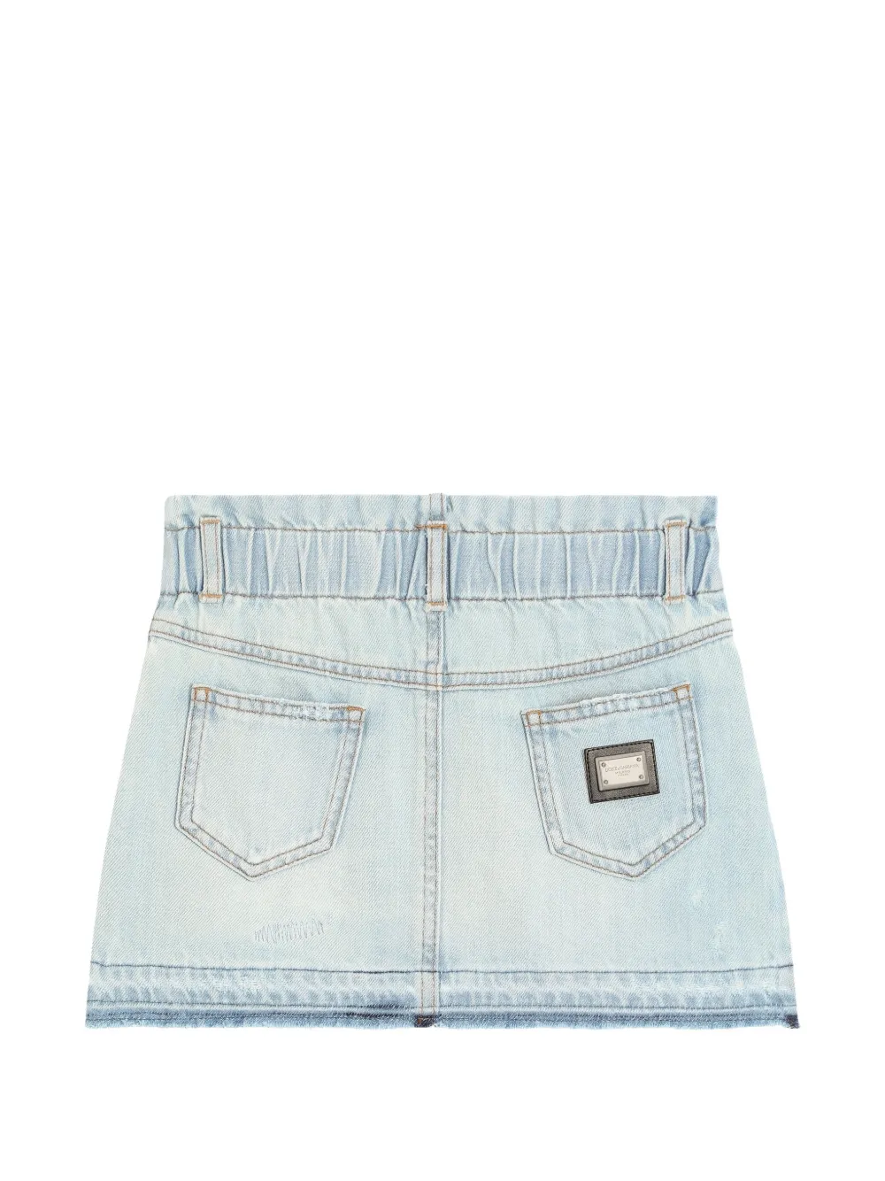 Dolce & Gabbana Kids Spijkerrok Blauw