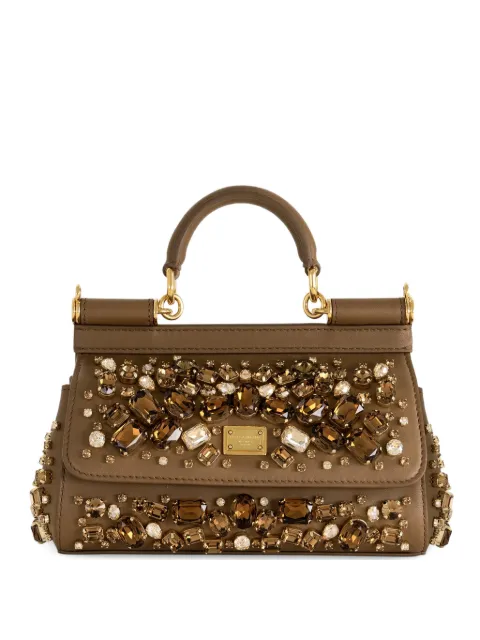 Dolce & Gabbana mini Sicily embellishment top-handle tote bag