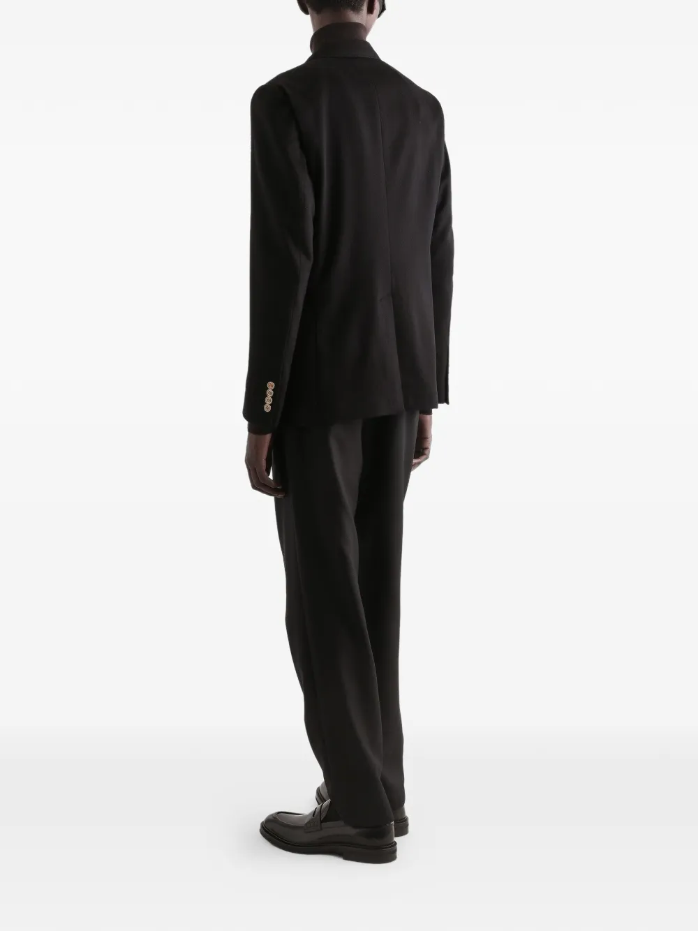 Dolce & Gabbana Portofino kasjmier blazer met enkele rij knopen Zwart