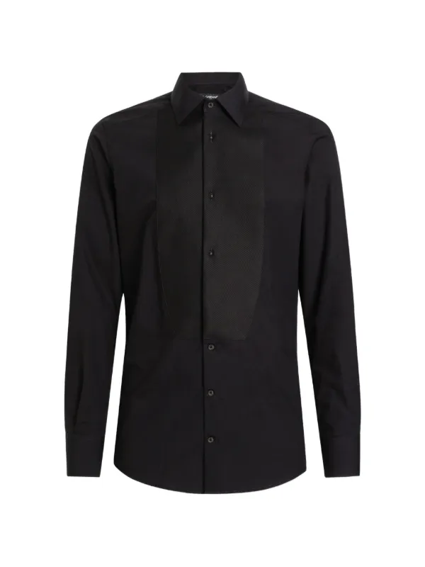 dolce and gabbana gold dress shirt Dolce & Gabbana Gold Striped Dress Shirt