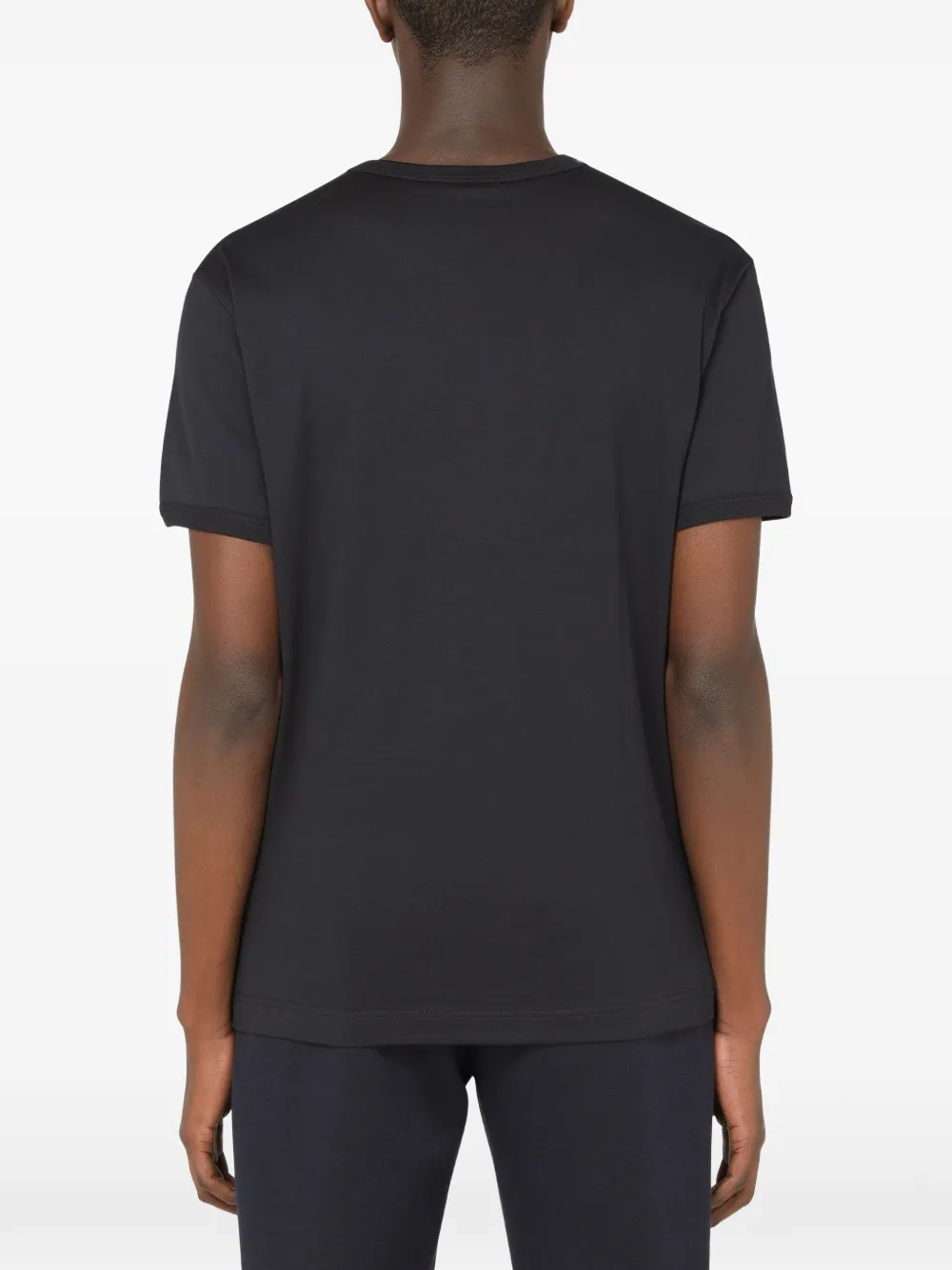 Dolce & Gabbana Katoenen T-shirt met logo Blauw