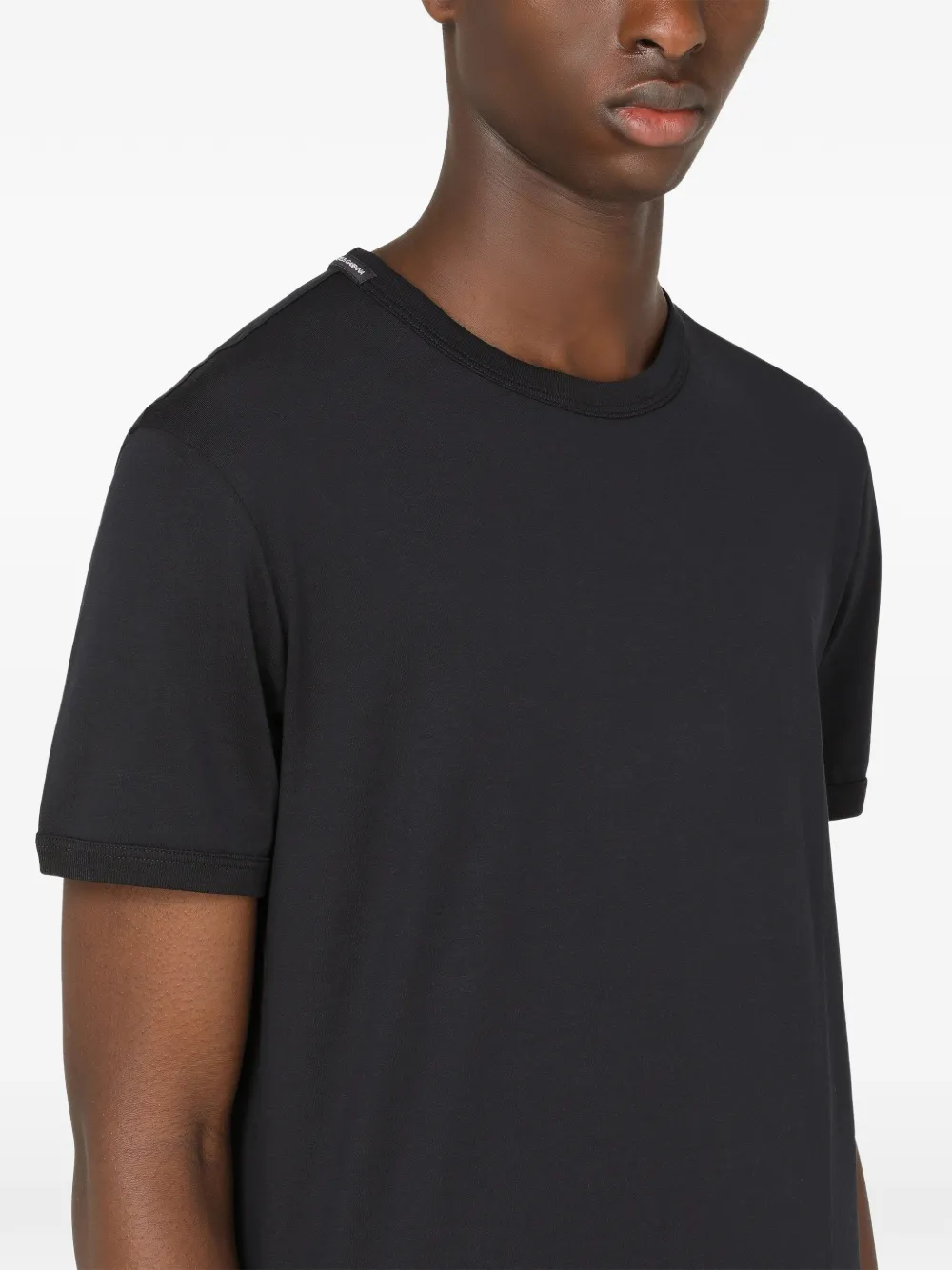 Dolce & Gabbana Katoenen T-shirt met logo Blauw