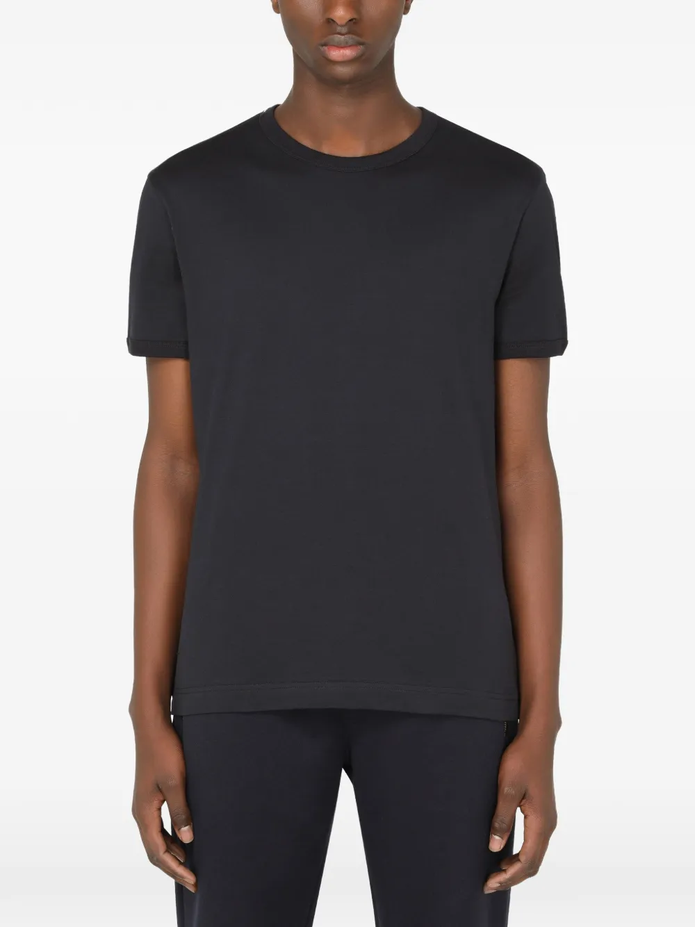 Dolce & Gabbana Katoenen T-shirt met logo Blauw