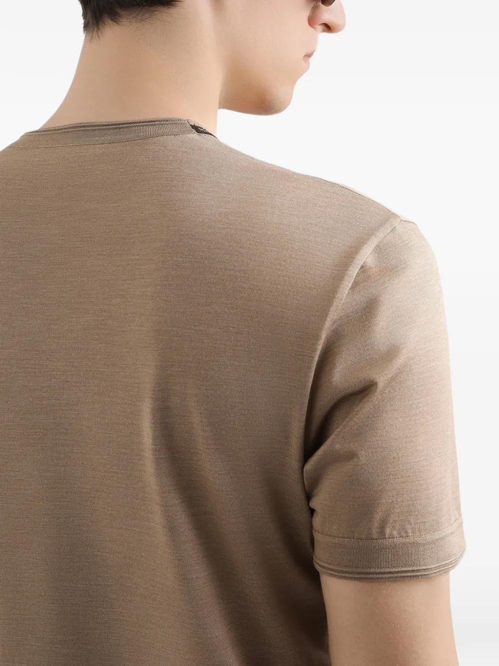 Dolce & Gabbana Zijden T-shirt Bruin