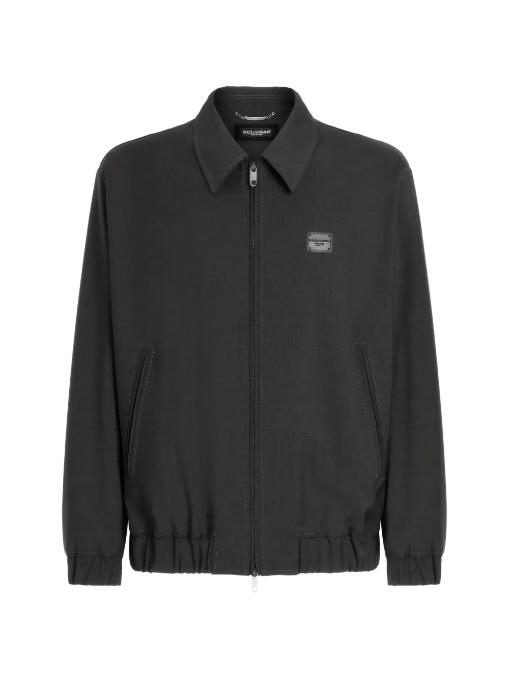 Dolce & Gabbana wool shirt jacket - Blau