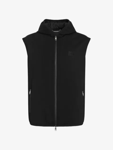 Dolce & Gabbana technical-fabric vest with hood