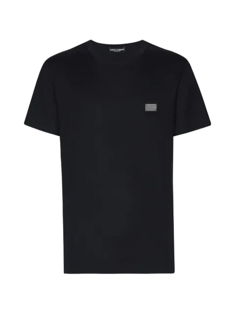 Dolce & Gabbana cotton T-shirt with branded tag