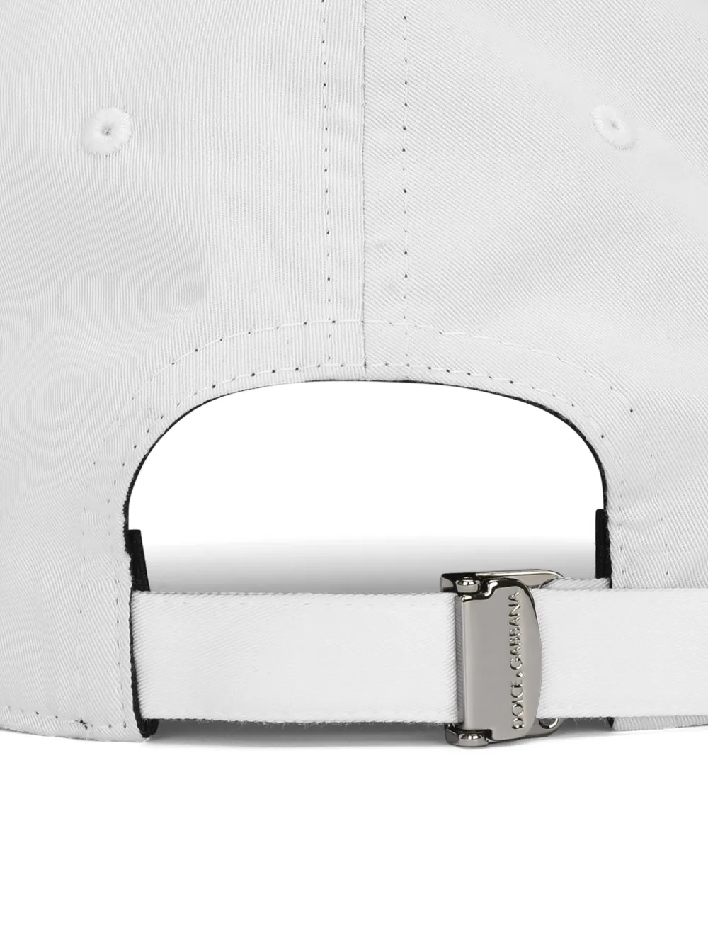 Dolce & Gabbana Katoenen honkbalpet met merklabel Wit