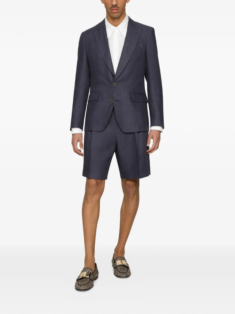 Dolce & Gabbana Linnen shorts Blauw