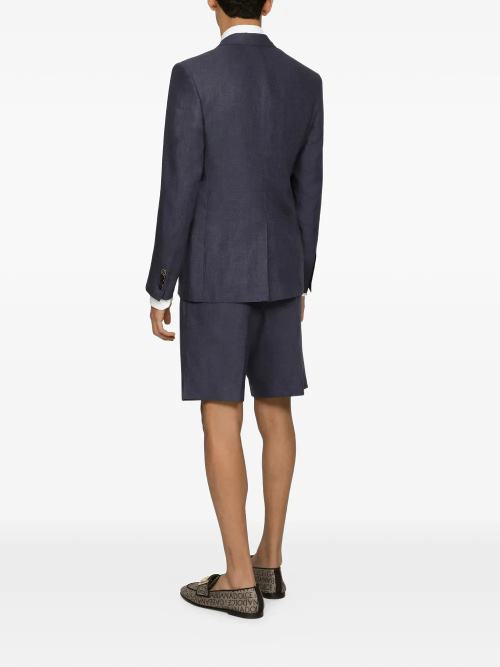 Dolce & Gabbana Linnen shorts Blauw