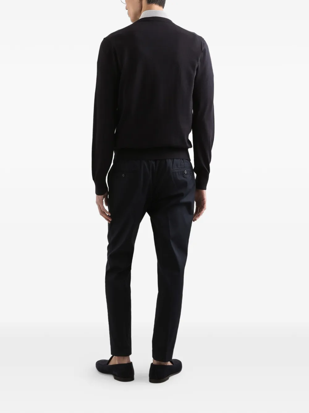 Dolce & Gabbana Katoenen gabardine pantalon Blauw