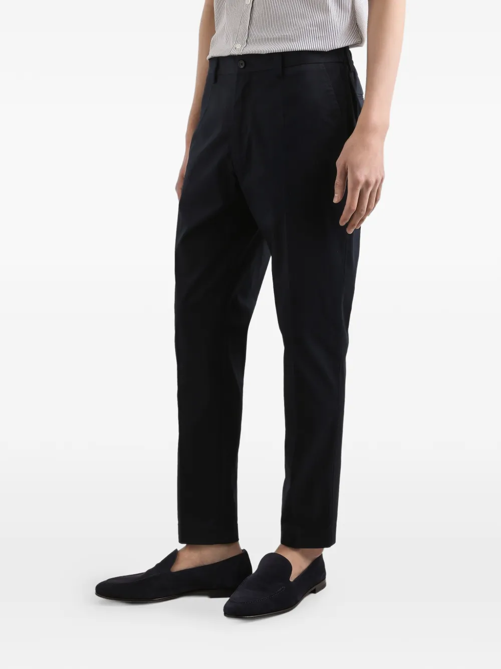 Dolce & Gabbana Katoenen gabardine pantalon Blauw
