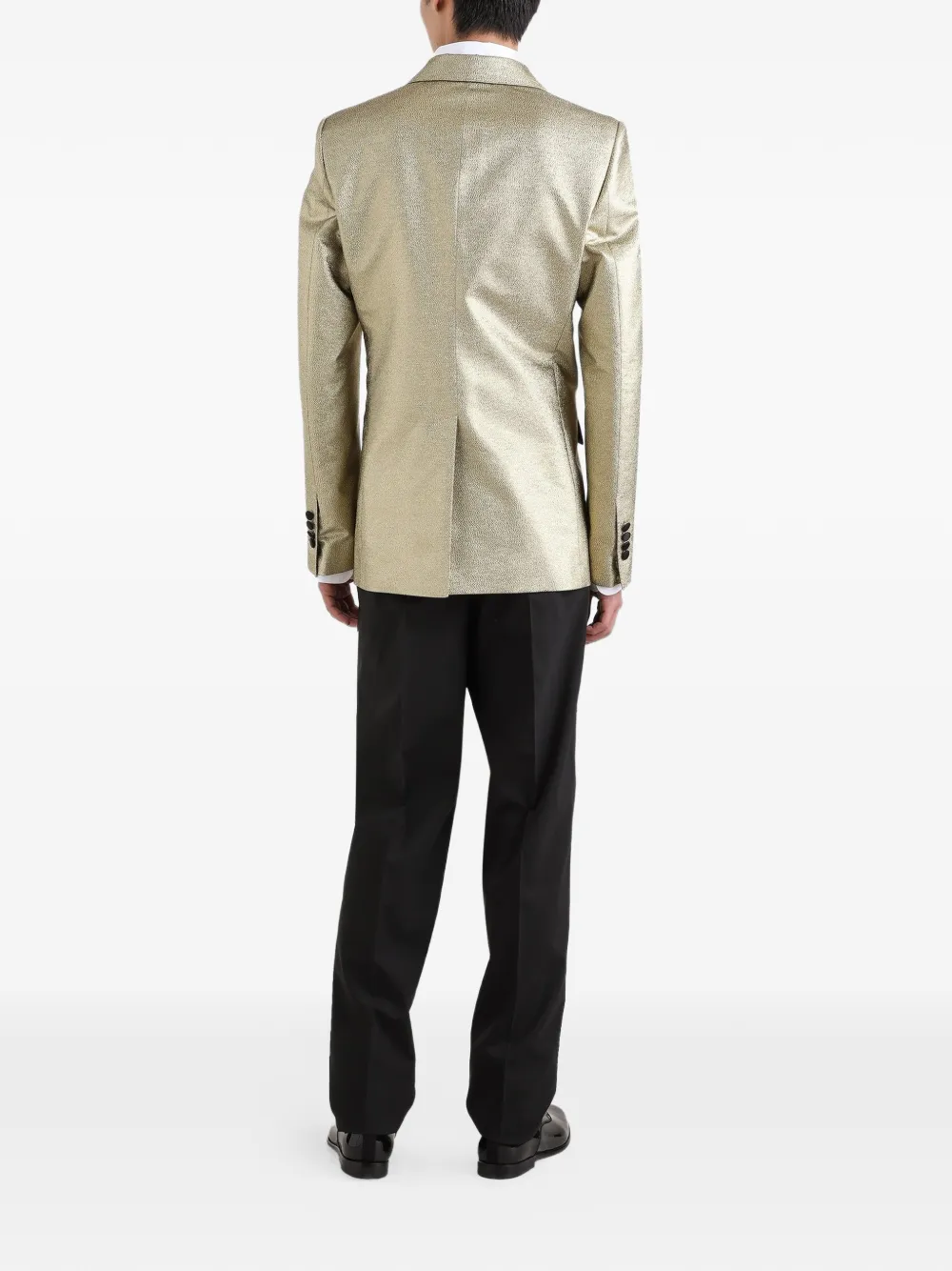 Dolce & Gabbana Smoking broek van stretchwol Zwart