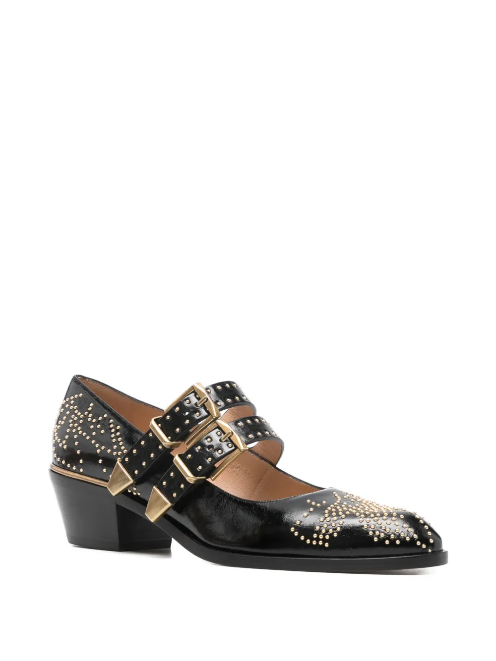 Chloé Susan Buckle-strap Pumps In Multi
